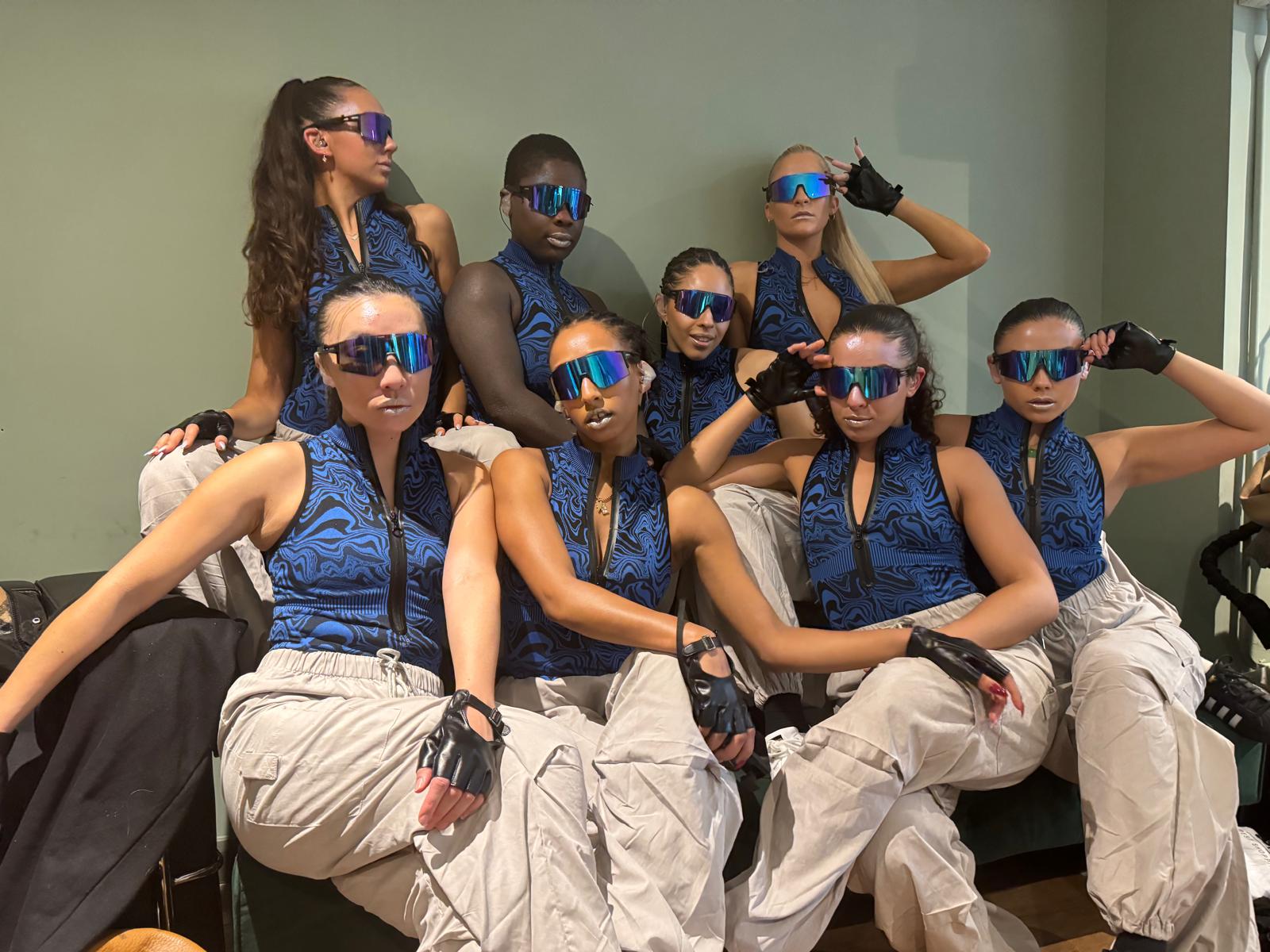 Avant Garde Dance performers on the FIFA stage